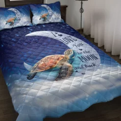 Ohaprints Quilt Bed Set Pillowcase Sea Turtle